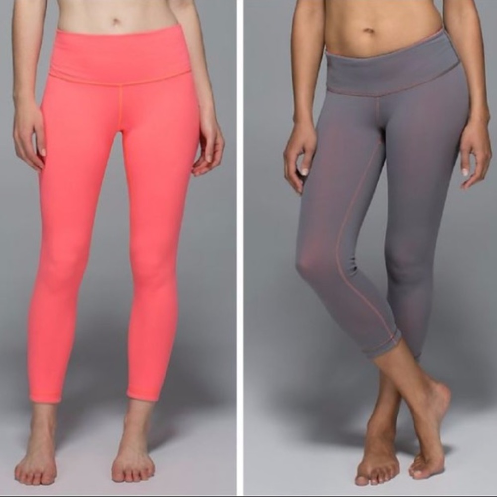 lululemon Wunder Under Crop II (Reversible)